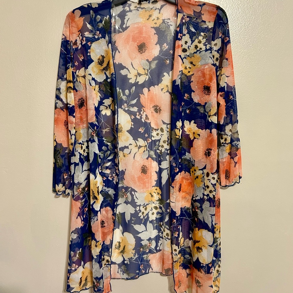 Floral Women's Kimono Cardigan